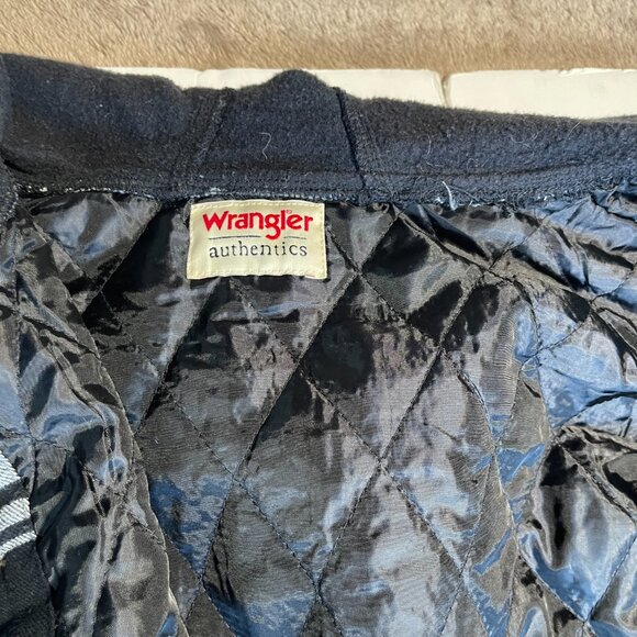 Wrangler Black & White Plaid Hooded Button Up Jacket Size XXL - Picture 3 of 13